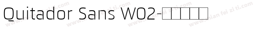 Quitador Sans W02字体转换